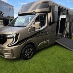 Oakley 3.5t horsebox with side ramp lowered