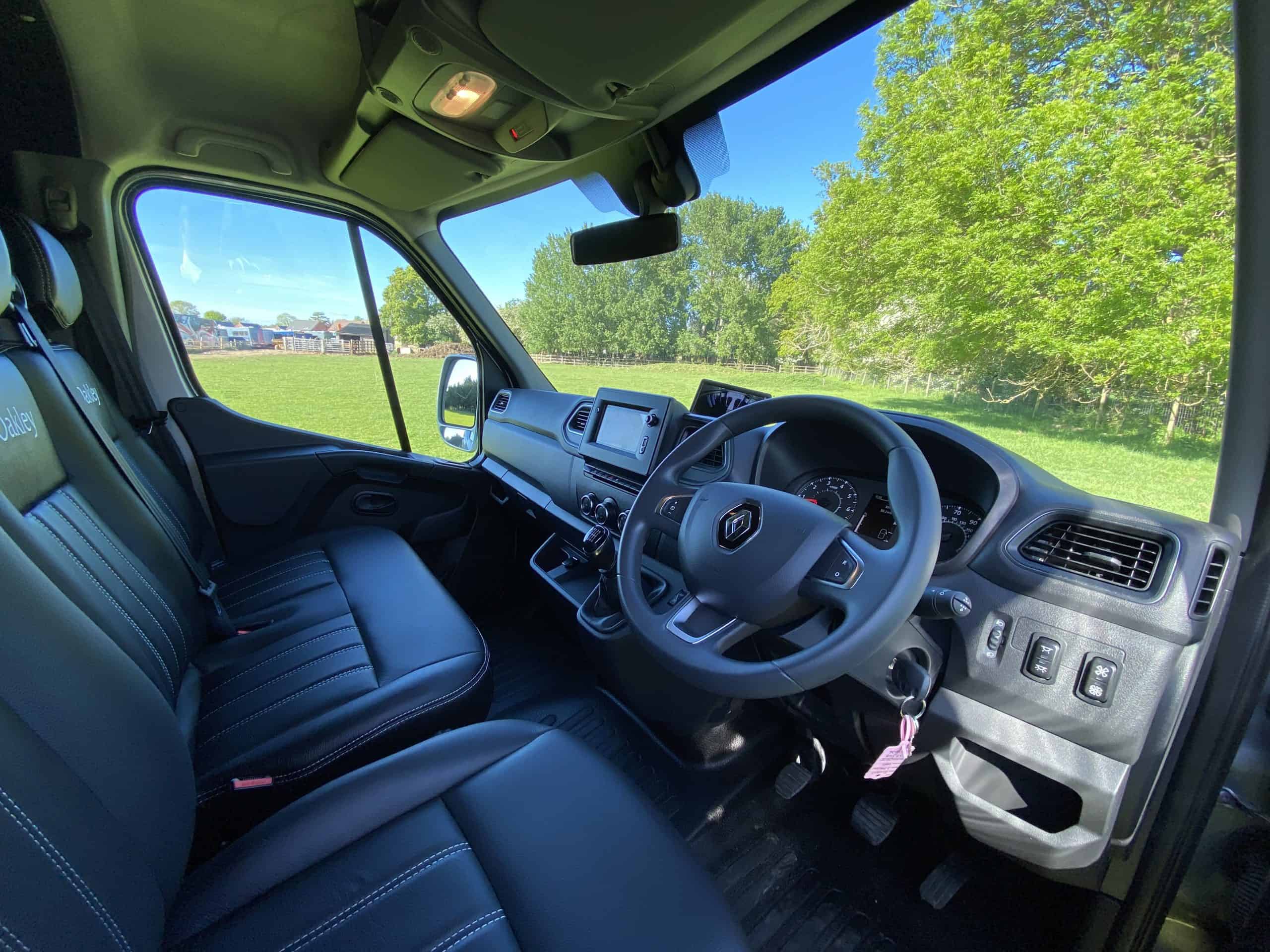 Oakley 3.5t driver cab and dashboard