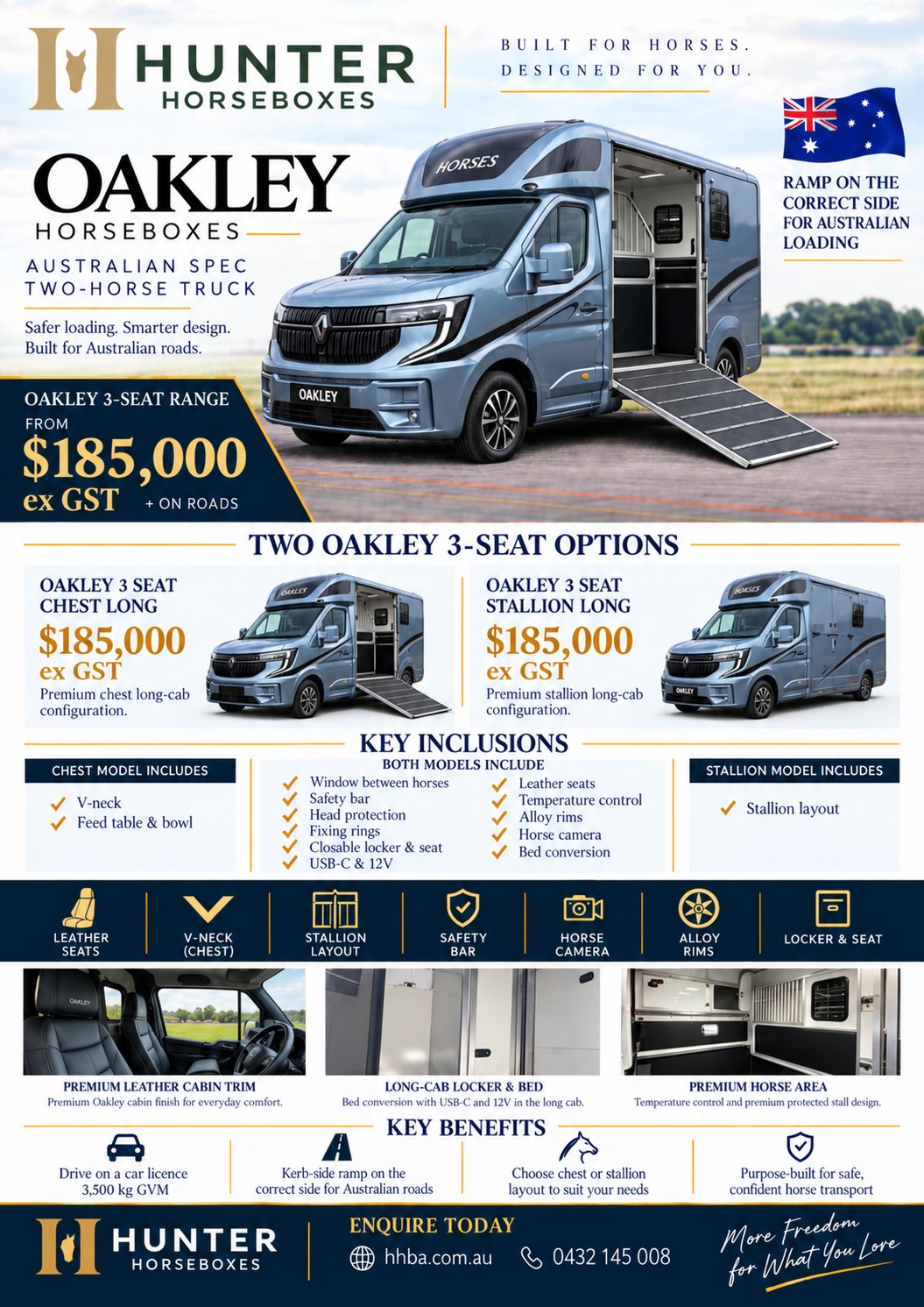 Oakley 3.5T 3-seat brochure preview