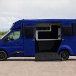 Stephex AKX 3.5t side view with ramp down and partition open