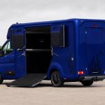 Stephex AKX 3.5t rear three-quarter view with ramp lowered
