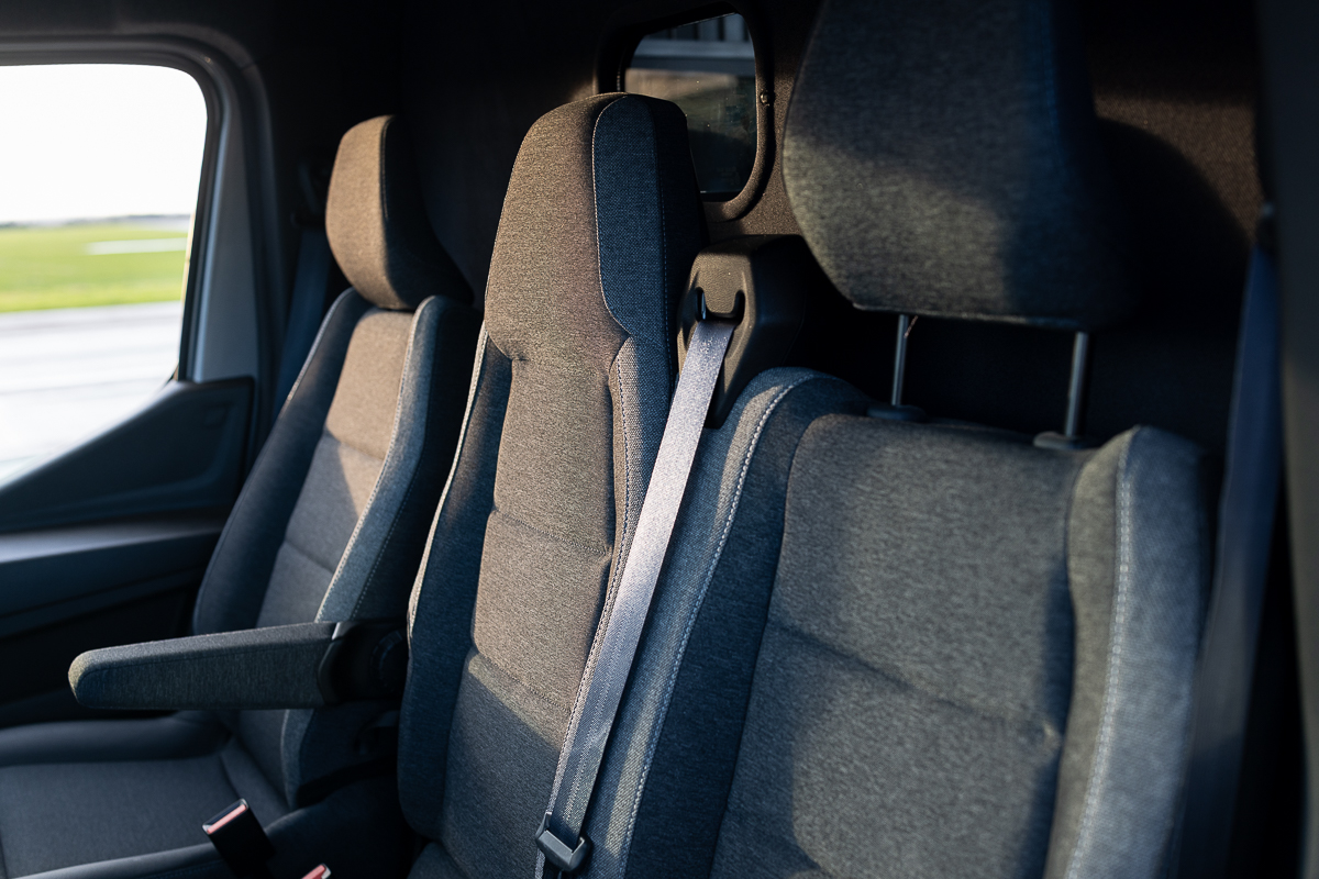 Stephex AKX 3.5t cab seating